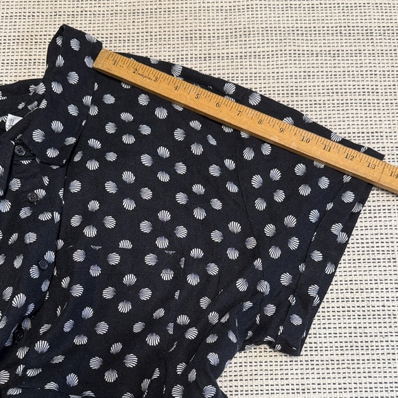 🎯60% OFF! Ava & Viv Woman’s Black and White Linen Blend Seashell Pattern - Picture 8 of 8